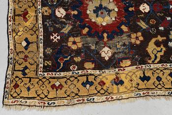 A carpet, fragment, an antique Karabagh 18th century, ca 293-300,5 x 202,5-205,5 cm.
