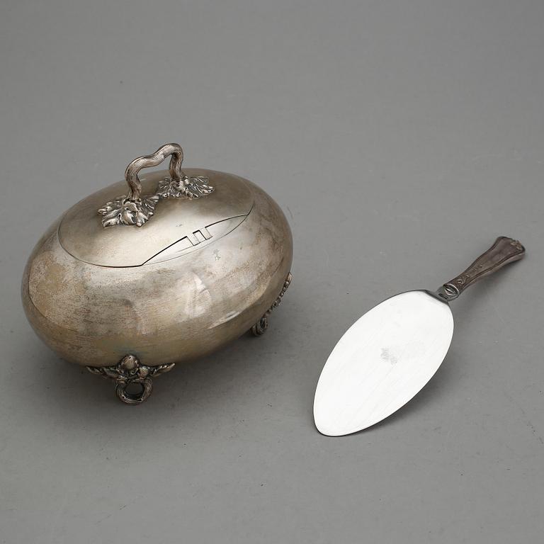 PARTI SILVER, 2 delar, bland annat Cohr, Danmark, 1900-tal.