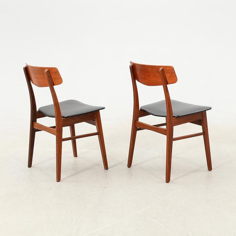 Chairs, 6 pieces, 1960s, Denmark.