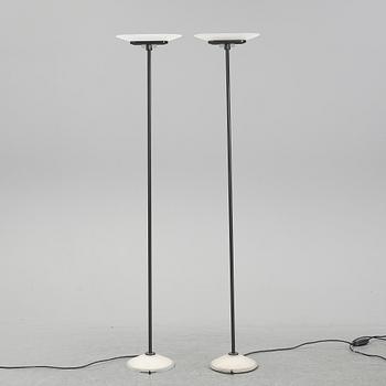 PERRY KING, SANTIAGO MIRANDA & GIANLUIGI ARNALD, a pair of 'Jill' floor lights, Arteluce, Italy.