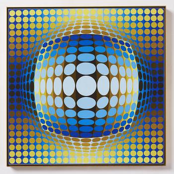 Victor Vasarely, "VEGA-JAUNE".