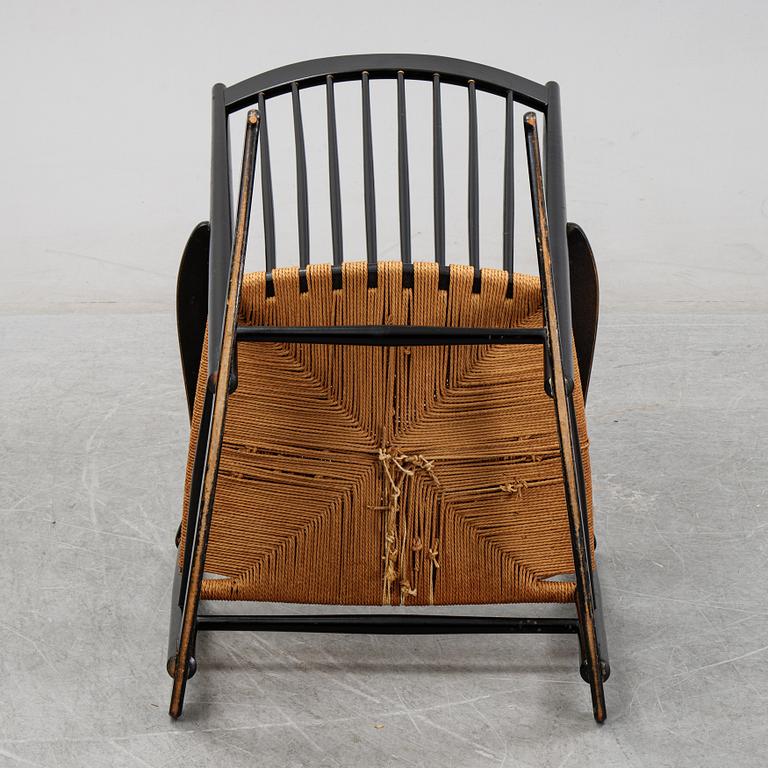 Hans J Wegner, gungstol, "J 16". Danmark, 1900-talet sandra hälft.