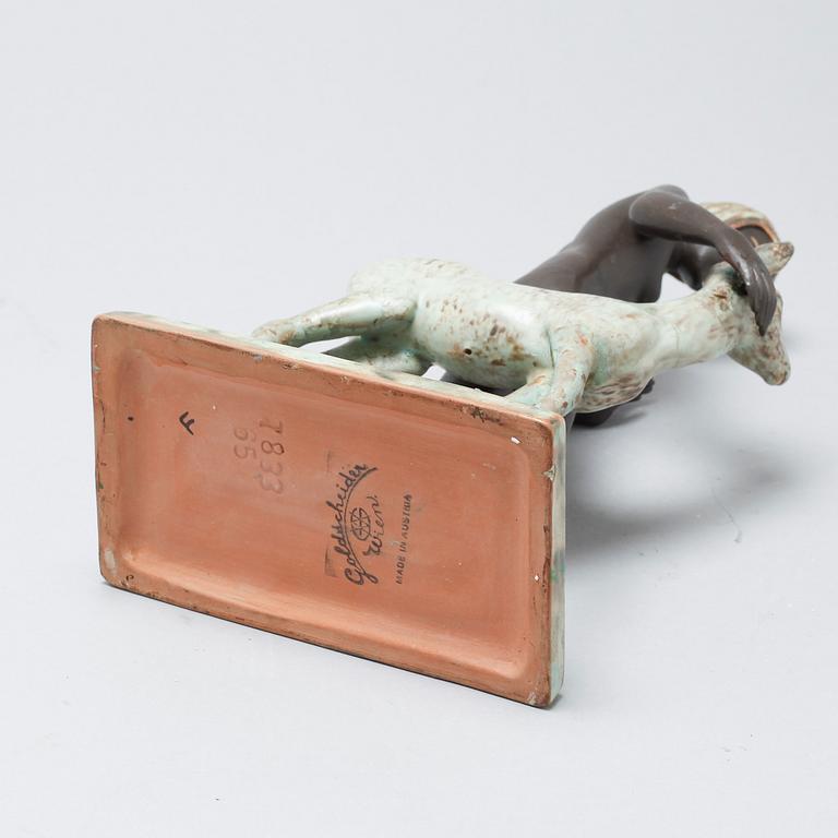 A ceramic figurine by Goldscheider, Wien, from the first half of the 20th century.