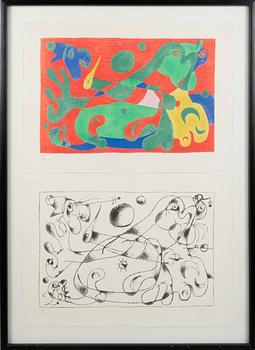 Joan Miró, from the series "Ubu Roi" (King Ubu).