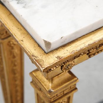 An early 19th Century console table.