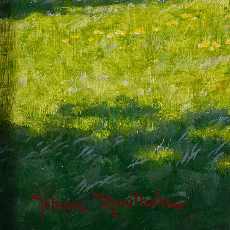 Johan Krouthén, Blooming fruit trees.