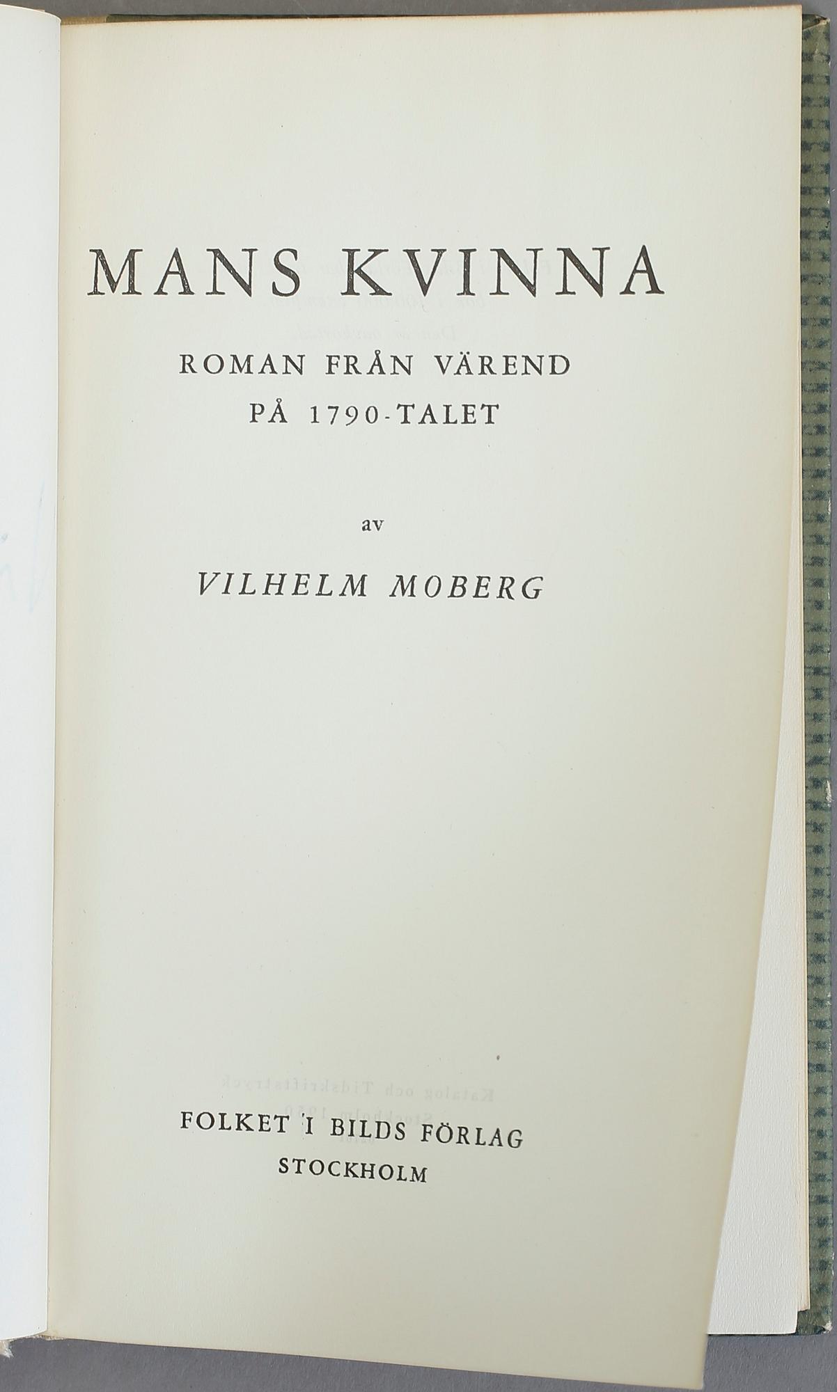 SIGNERADE BÖCKER, 4 st, bla Vilhelm Moberg resp Prins Lennart.