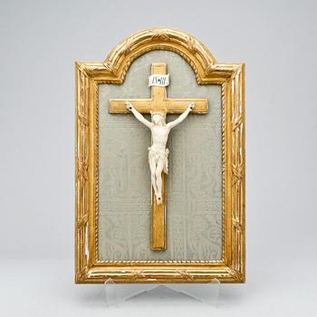 KRUCIFIX, ben, 1800-tal.