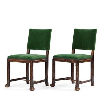 242. Otto Schulz, a pair of chairs, Boet, Gothenburg, 1920s-30s.