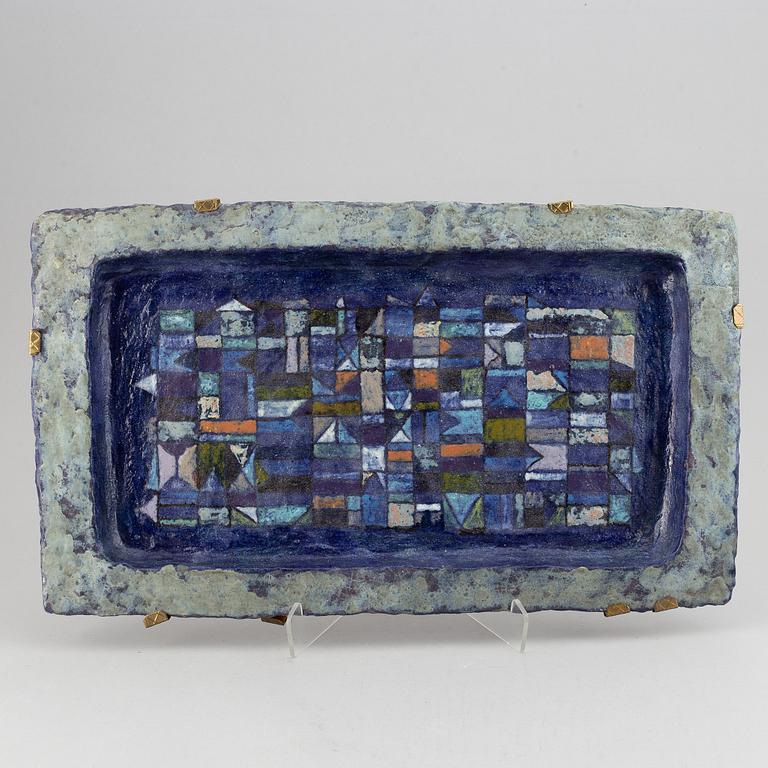 Ulisse Pagliari, a ceramic dish, Italy 1950-60's.