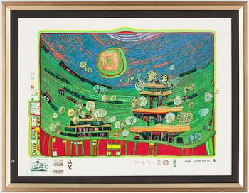 FRIEDENSREICH HUNDERTWASSER, "Look at it on a rainy day (The Regentag Portfolio)".