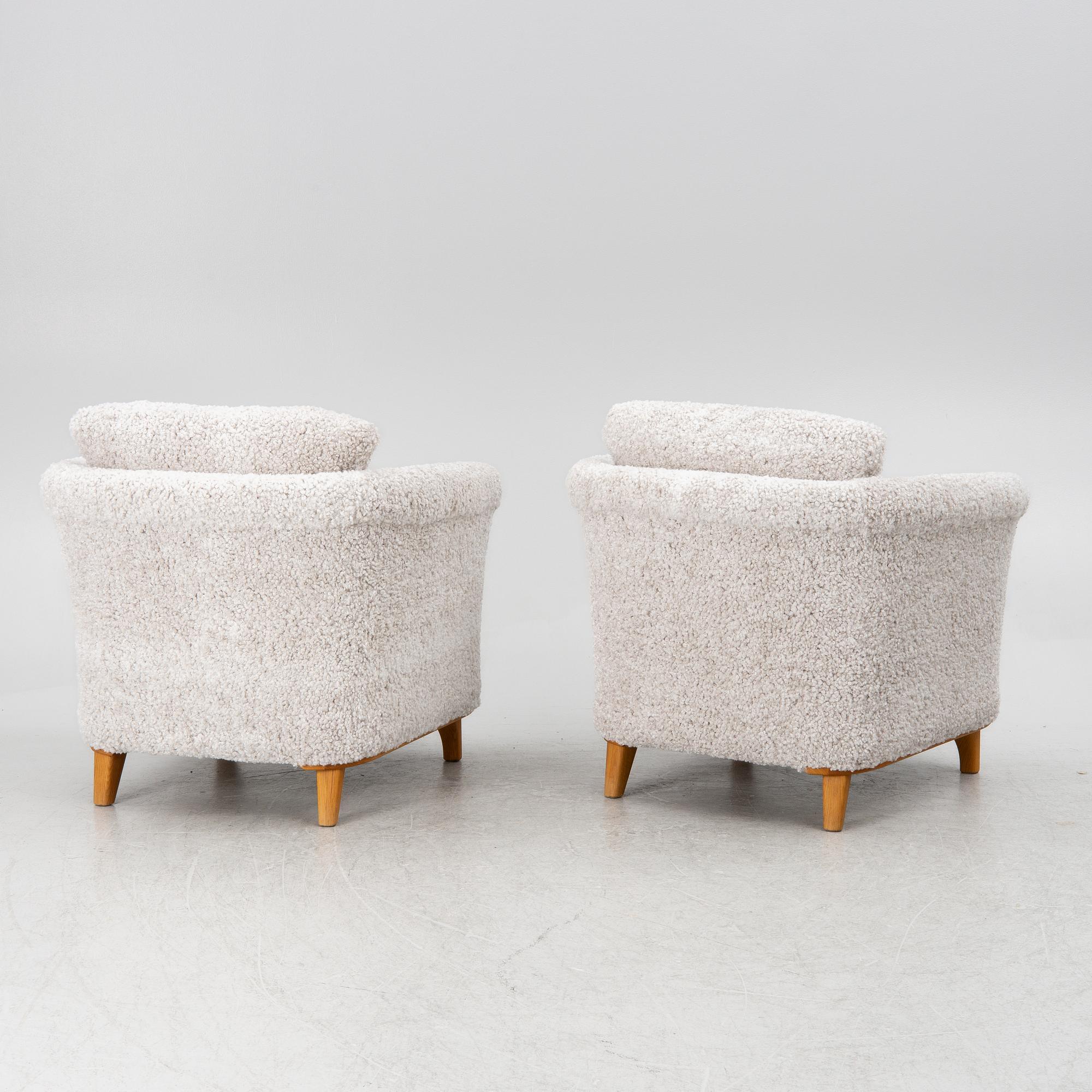 A pair of armchairs, Bröderna Andersson, later part of the 20th century.