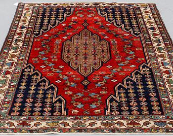 A semi-antique Mazlagan rug, ca 196 x 139 cm.