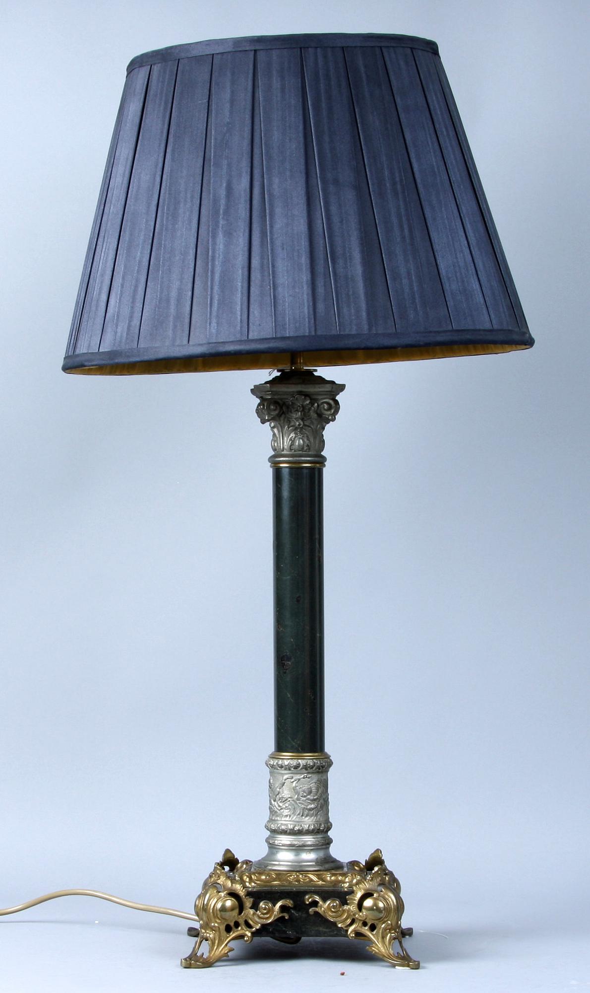 BORDSLAMPA, empirestil, 1900-tal.