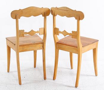 STOLAR, ett par, Karl Johan, 1800-tal.