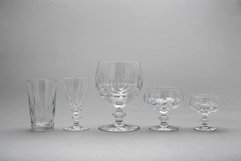 GLASSERVIS, 52 delar, "Mona", Kosta, 1950-60-tal.