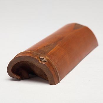 A bamboo armrest, Qing dynasty, 19th Century.