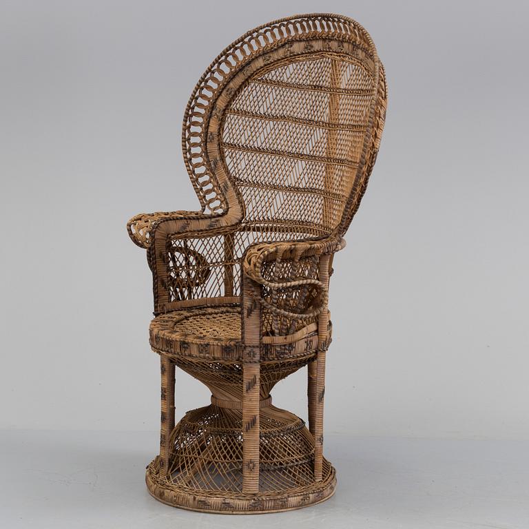 FÅTÖLJ, rotting, 1900-talets mitt.