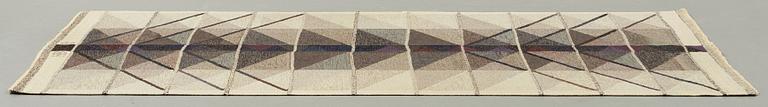 Ingrid Dessau, A CARPET, "Vinterträd, grå", flat weave, ca 226,5 x 149 cm, signed HB ID.