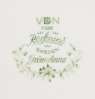 SERVISPORSLIN, Grön Anna, Rörstrand, snarlika.