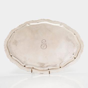 A silver trayray, silver, Kutakeskus, Tavastehus, 1947.