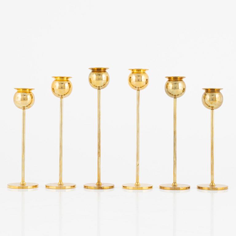 Pierre Forssell, ljustakar, 6 st, "Tulpan", Skultuna bruk.