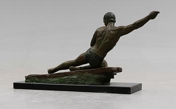 SKULPTUR, brons, 1900-talets första hälft, otydligt signerad Cipriani.