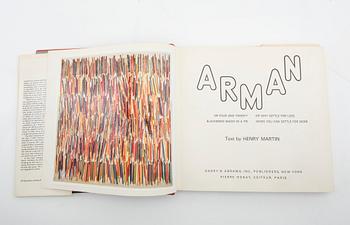 Art books 6 pcs; 3 x Arman, 2 x Wunderlich, 1 x Cesar (signed).