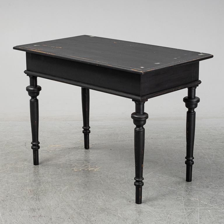 A late 19th century painted table.