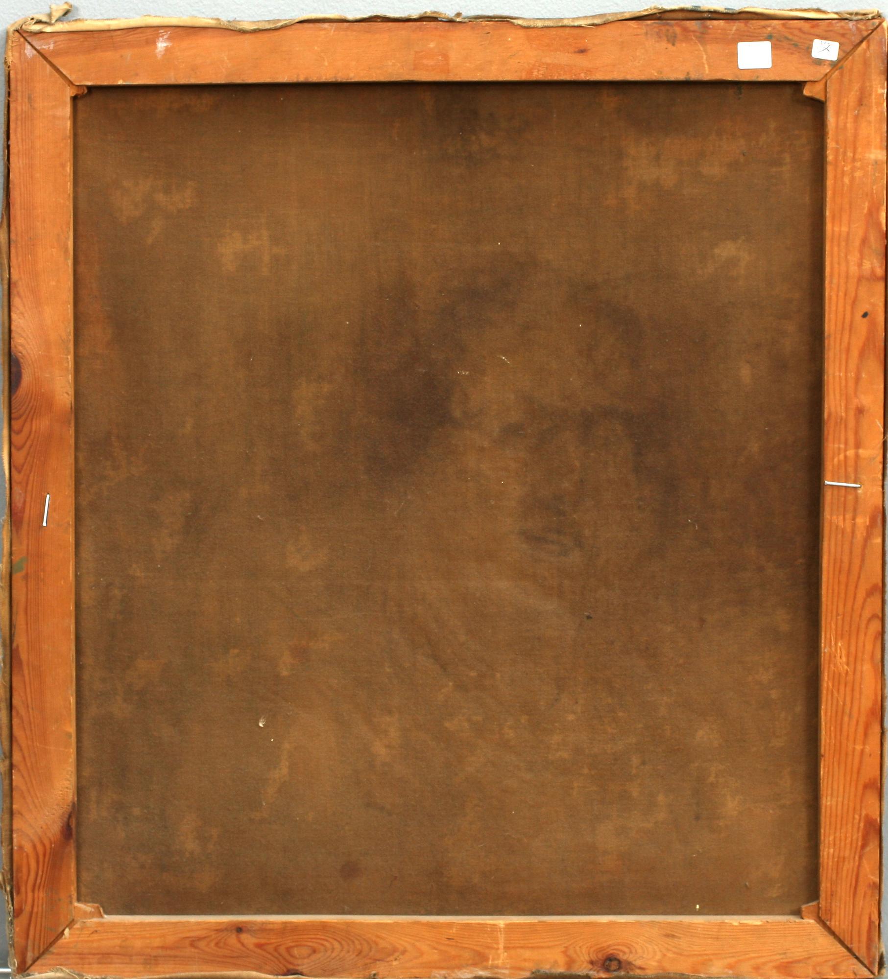 OKÄND KONSTNÄR, olja på duk, osign, 1800/1900-tal.