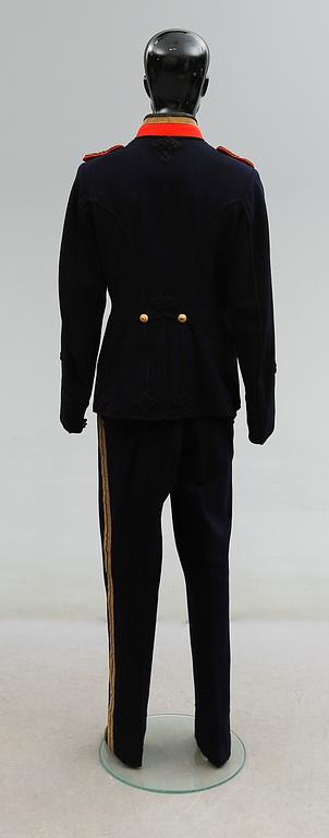 UNIFORM, m/1872, för artilleriöverste vid A6, Jönköping.