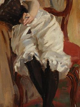 Nils Forsberg d y, Läsande ung kvinna.