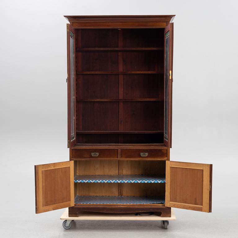 A Jugend book cabinet, early 20th century.