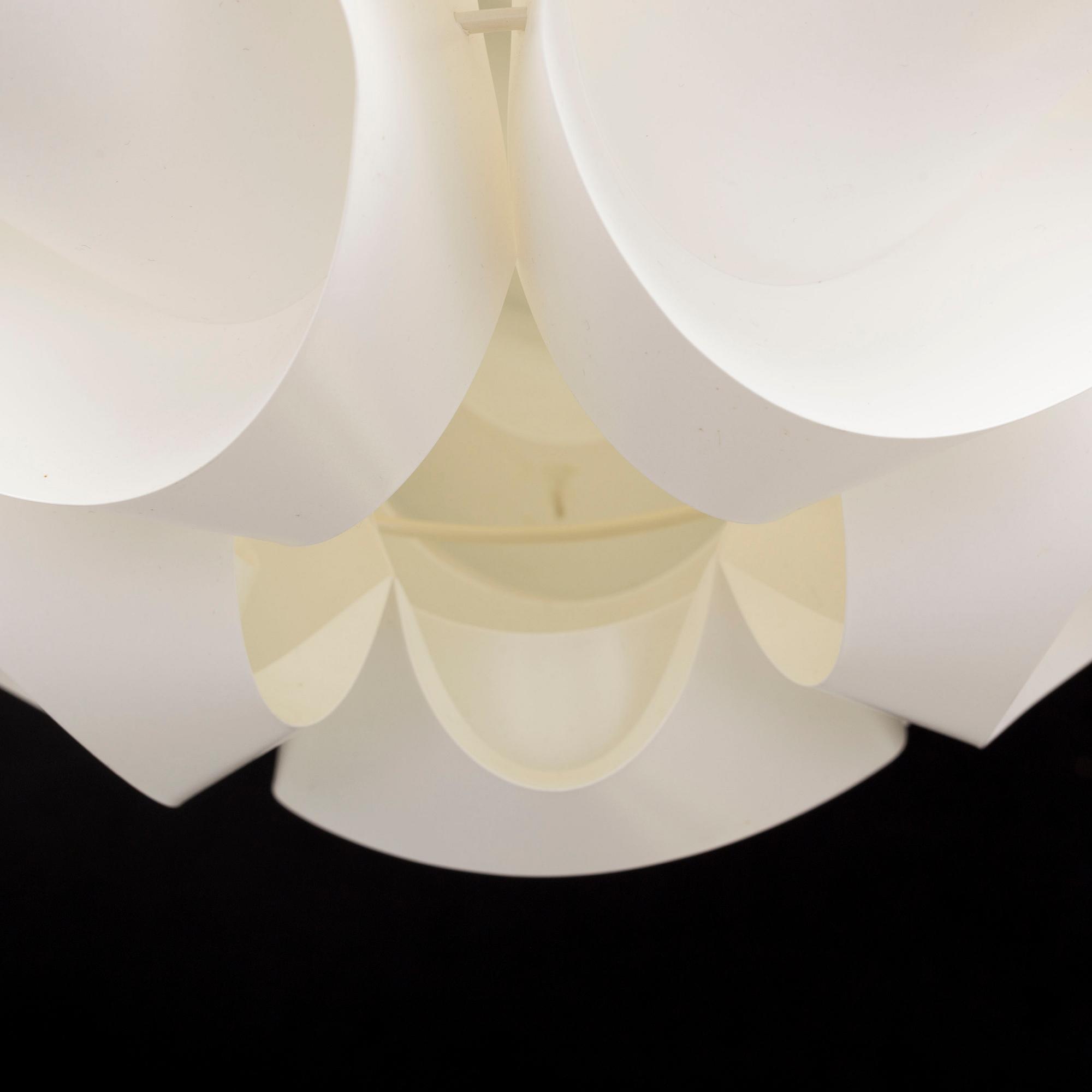 LE KLINT, a plastic '172' pendant light, Denmark.