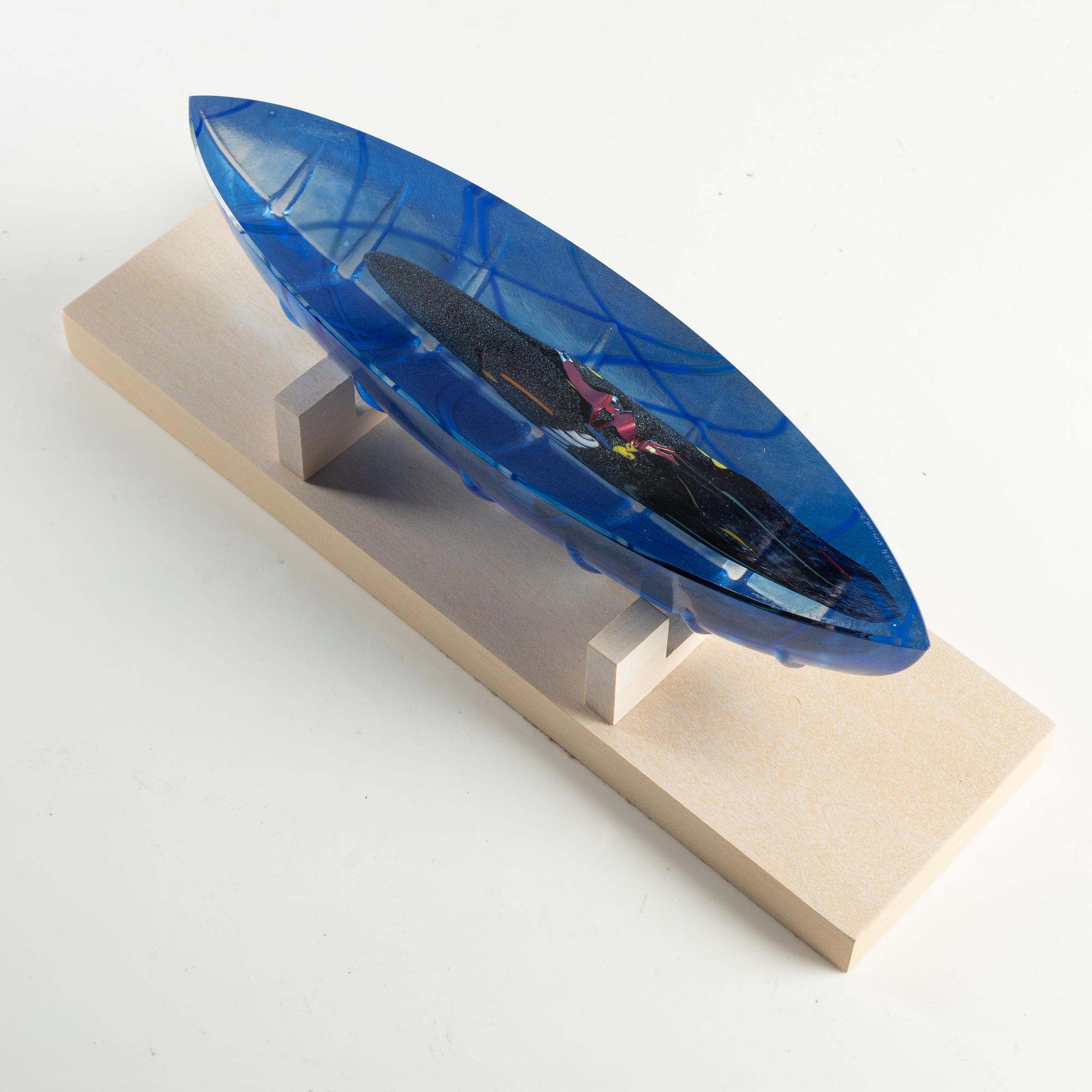Bertil Vallien, a sculpture, Kosta Boda.
