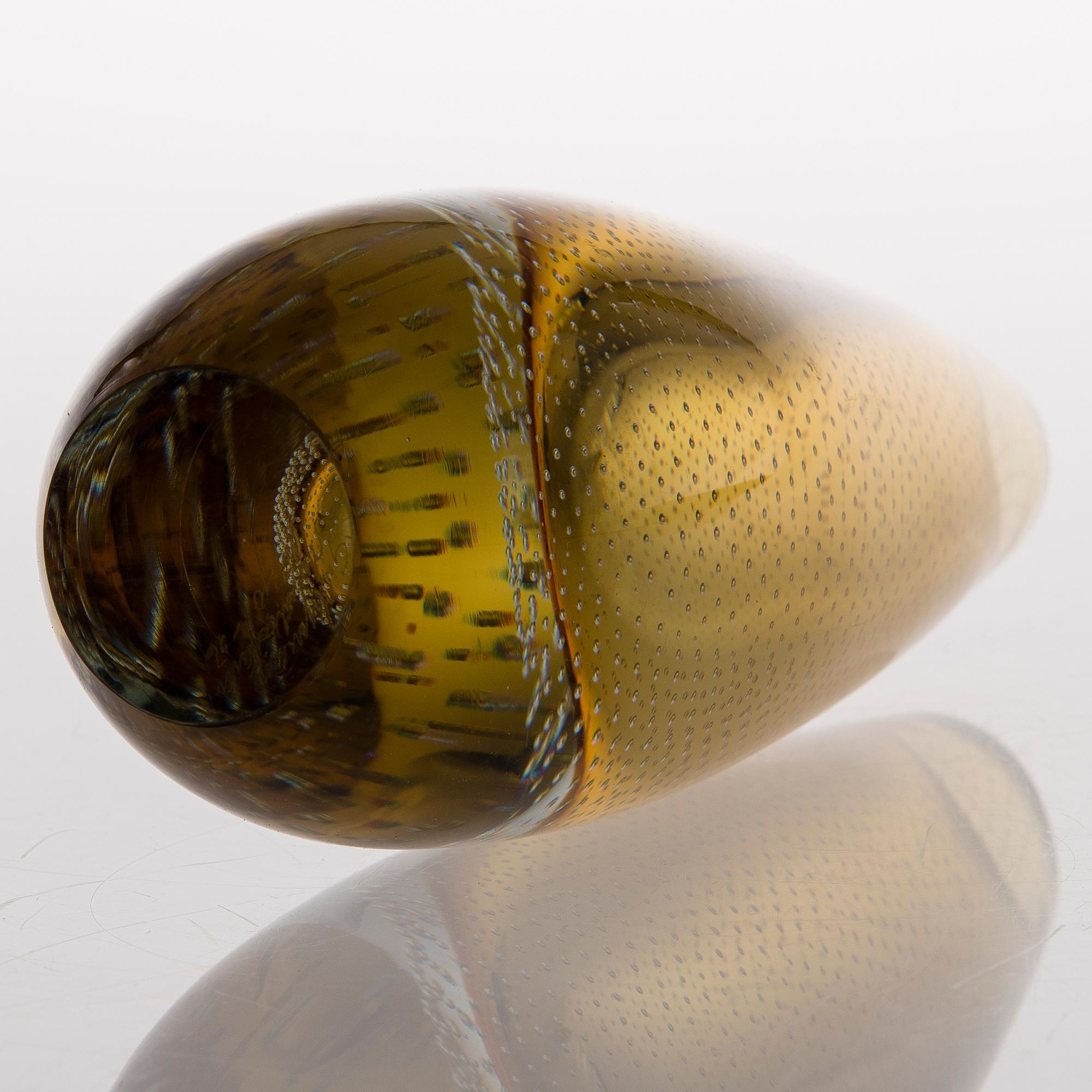 GUNNEL NYMAN, vas,"GN 25", signerad, G. Nyman Nuutajärvi, Notsjö -56.