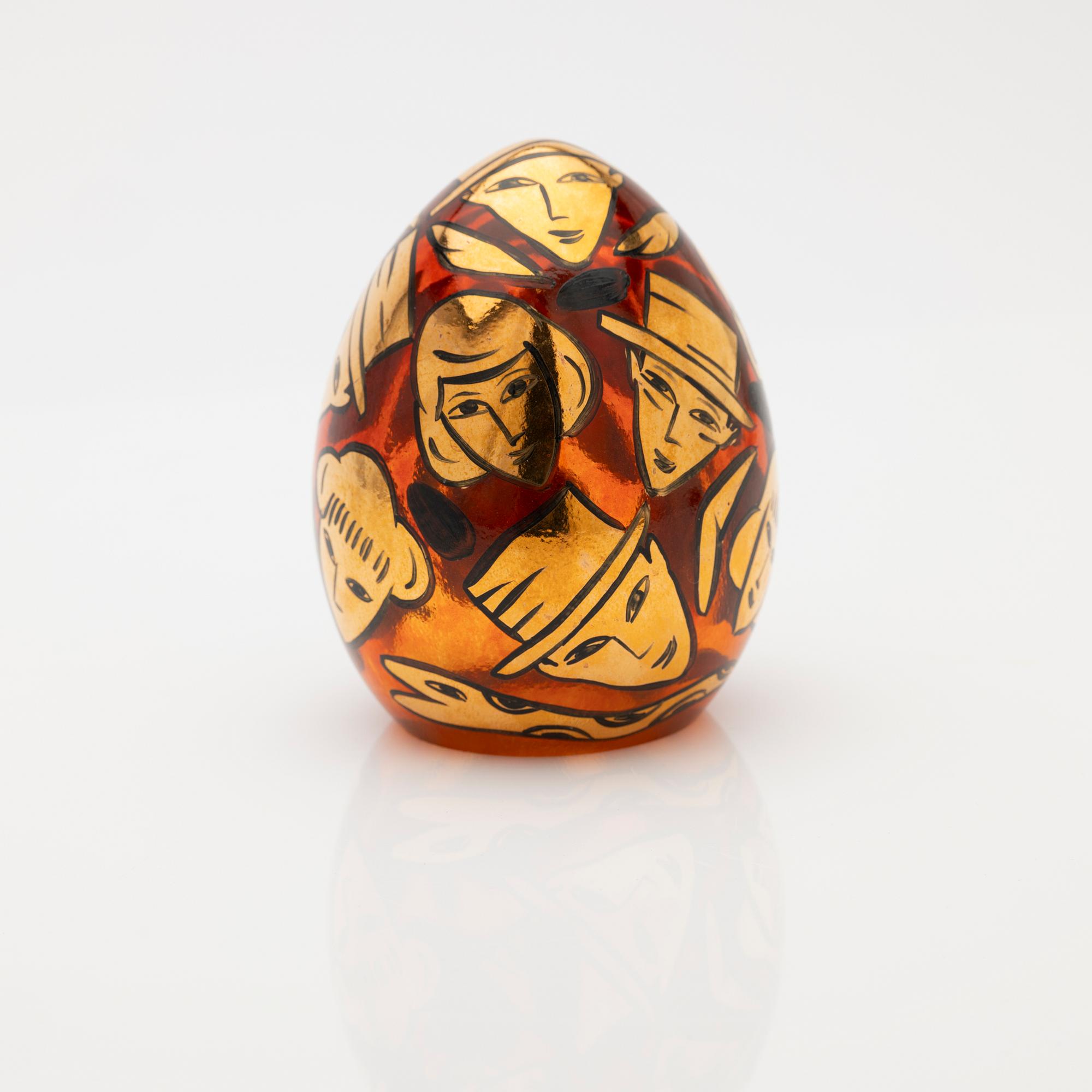 Ulrica Hydman-Vallien, skulptur, glas, Kosta Boda Atelier.