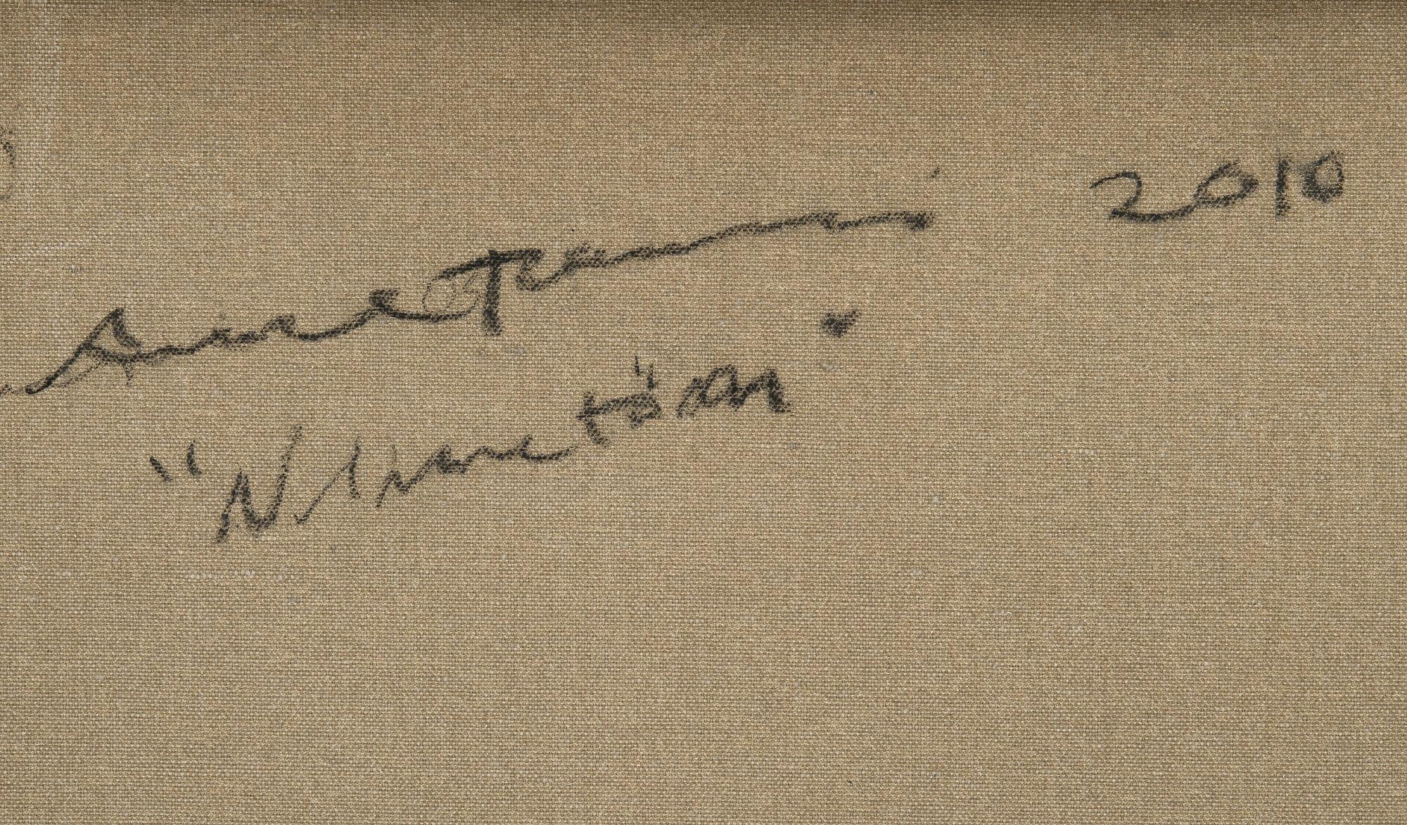 ANNE TOMPURI, akryyli ja guassi kankaalle, a tergo signeerattu ja päivätty 2010.