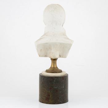 A Napoleon parian byst figurine.