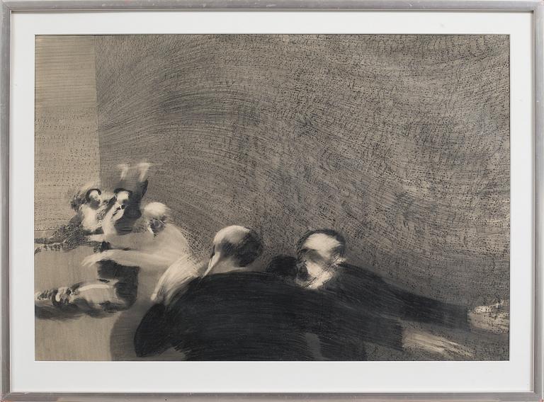 ROJ FRIBERG, pencil/mixed technique on paper.