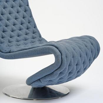Verner Panton, fåtöljer, ett par, "System 1-2-3", Fritz Hansen, Danmark, 1970-tal.