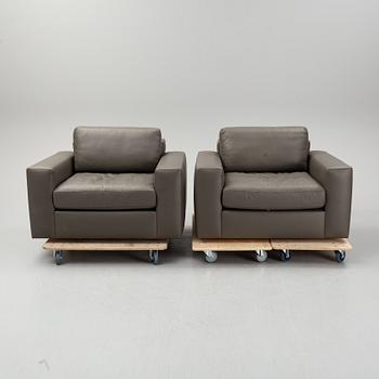 A pair of De Sede armchairs,