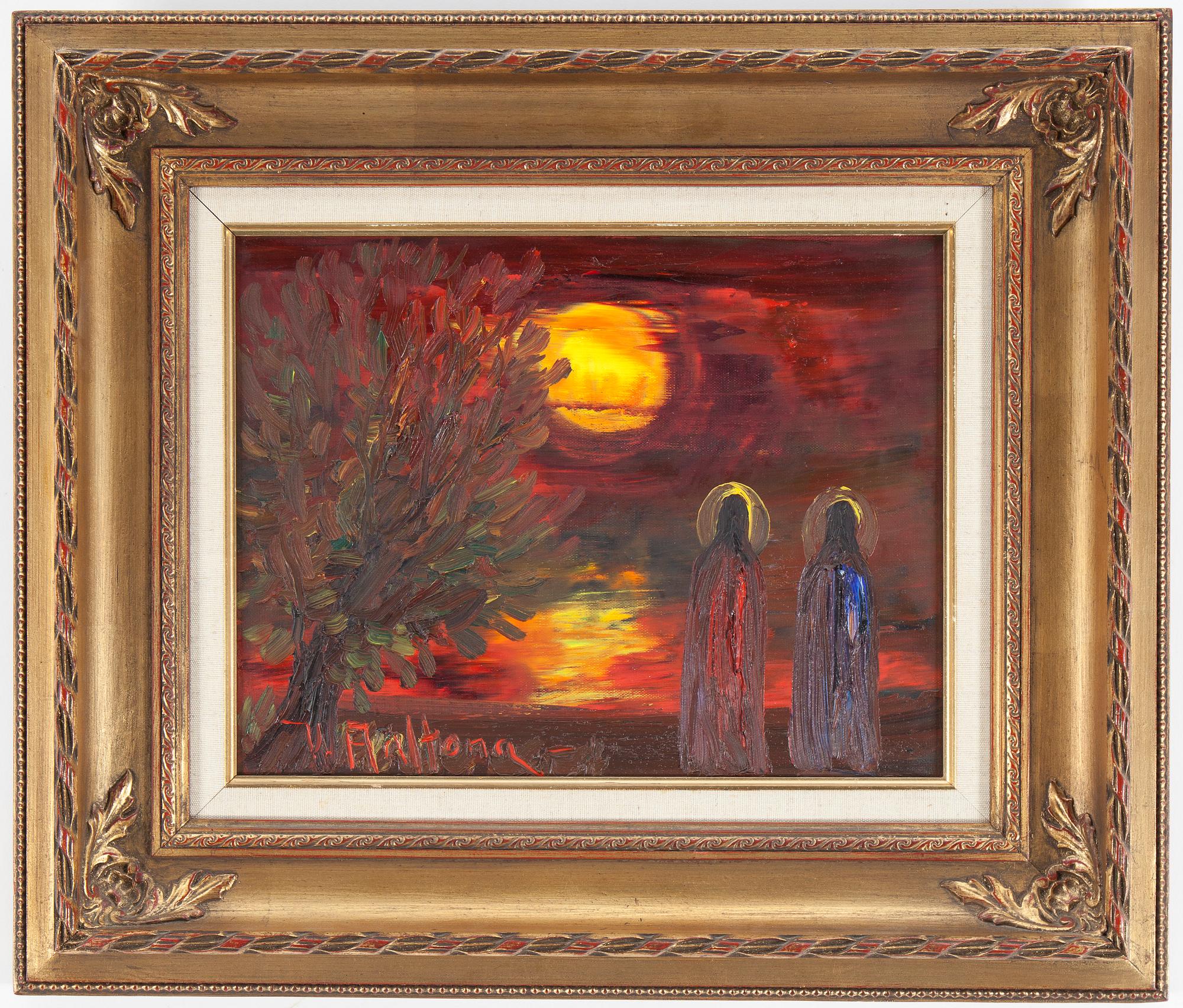 VEIKKO AALTONA, Oil on canvas, signed.