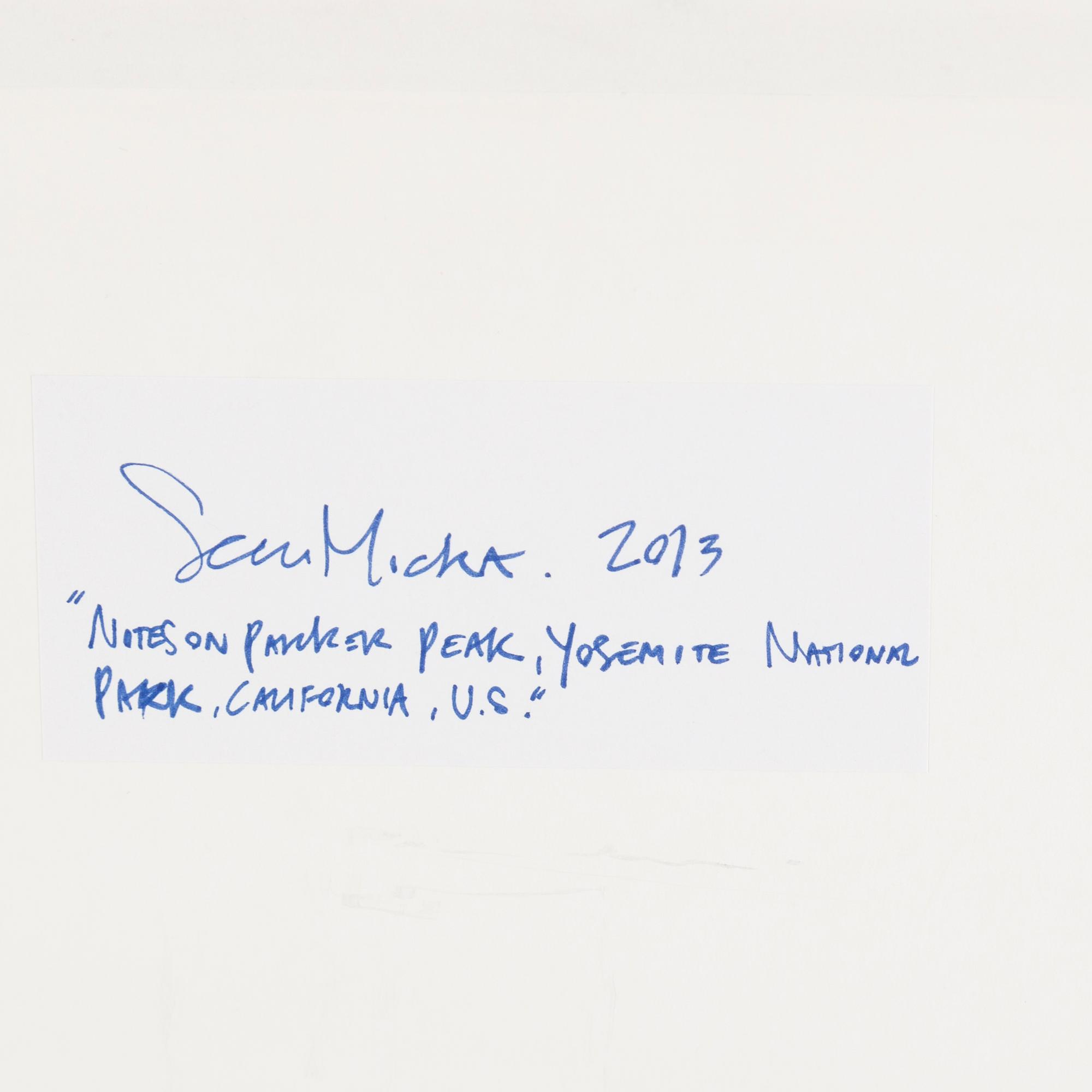 SEAN MICKA, Signed and dated 2013 on verso. Pencil on paper.