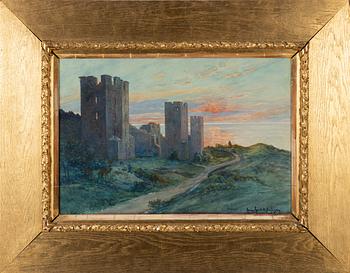 Anna Gardell-Ericson, Sunset over Nodergravar, Visby.