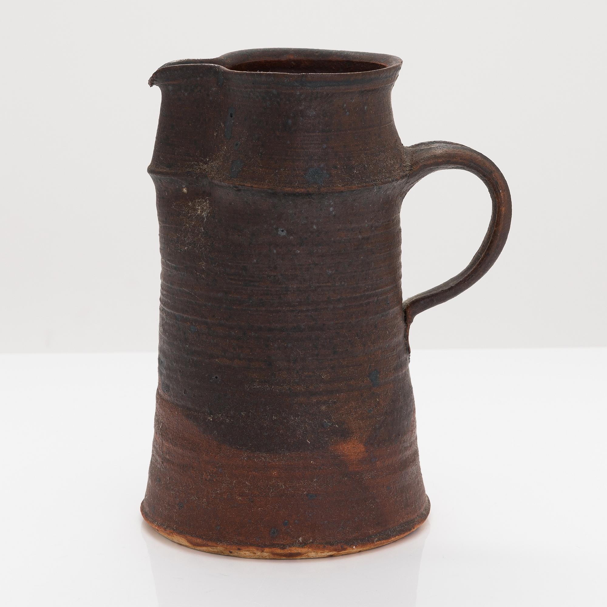 Kyllikki Salmenhaara, kanna, stengods, signerad KS Arabia.