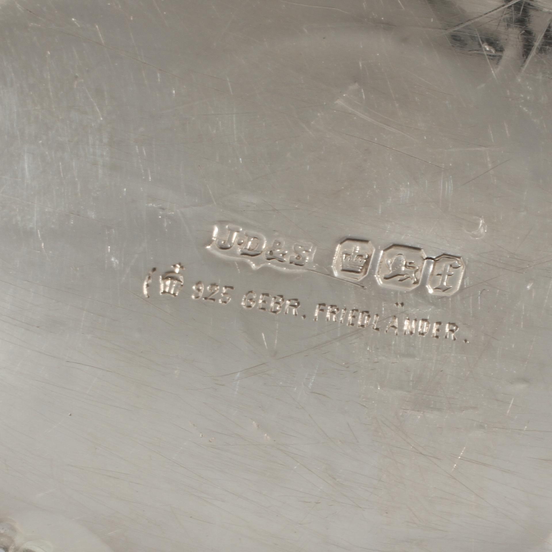PARTI SILVER, 3 delar, 1800-tal. Vikt 154 g.