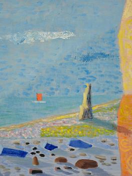 Esaias Thorén, "Strand mellan ljusa klippor".