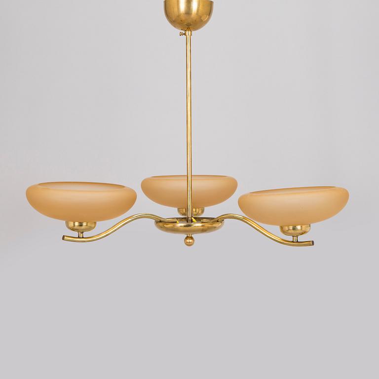 Paavo Tynell, taklampa modell 1445/3 Taito, 1930-tal.