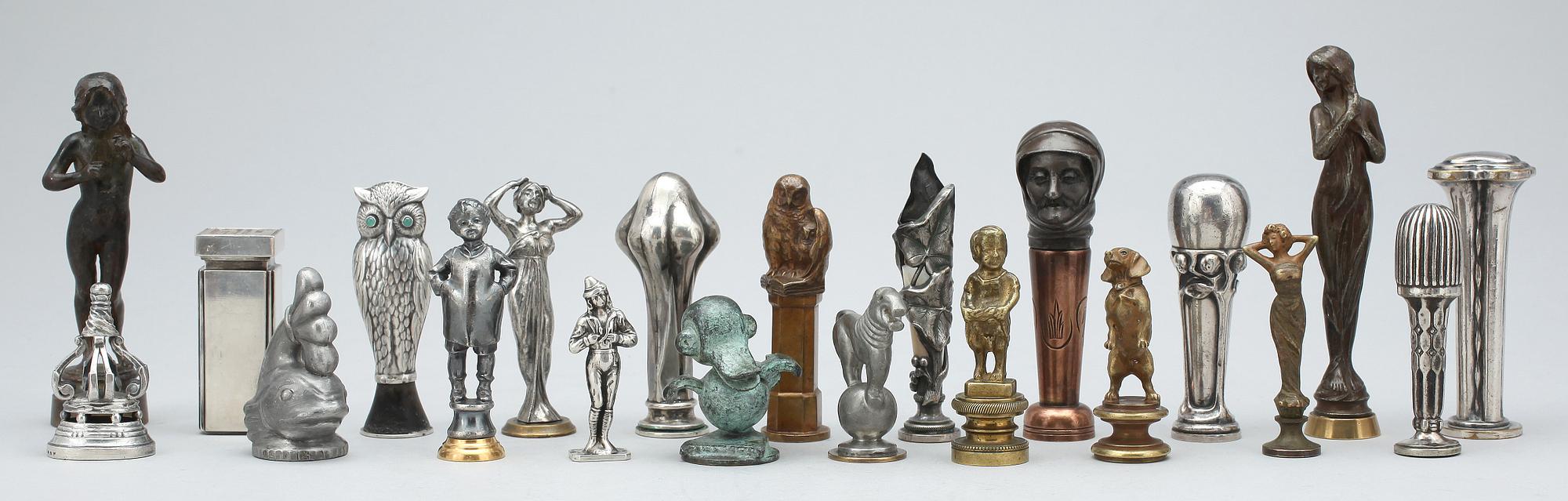 PARTI SIGILL, bla silver, brons, bla Herman Bergman, 1900-tal.